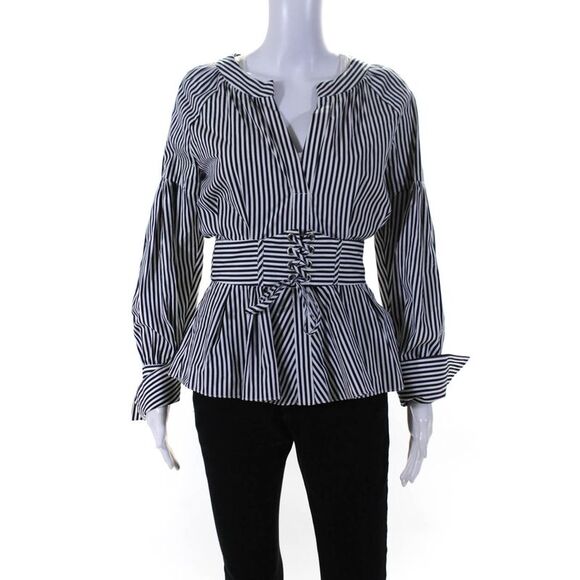 Parker V-neck Long-Sleeve Top (print) main image 0